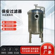 嘉碩環保不銹鋼DTL-3*40保安過濾器工業前置井水自/